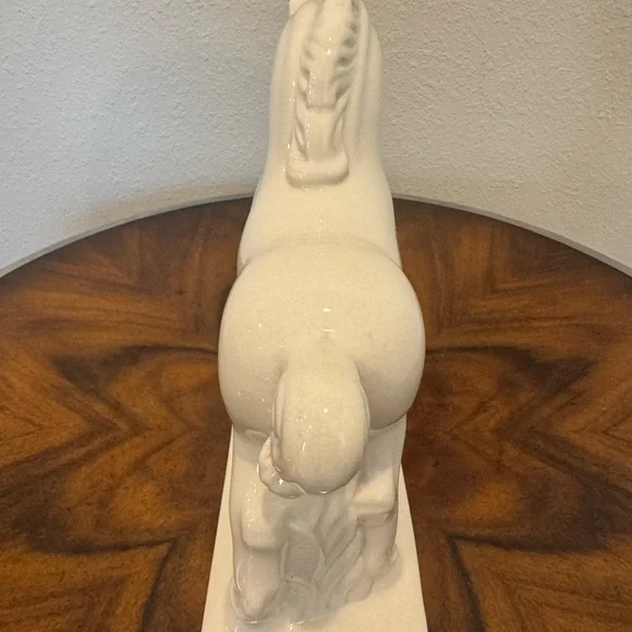 1930’s Villeroy & Boch Art Deco Ceramic Stallion Made In Germany  9” - Picture 6 of 10